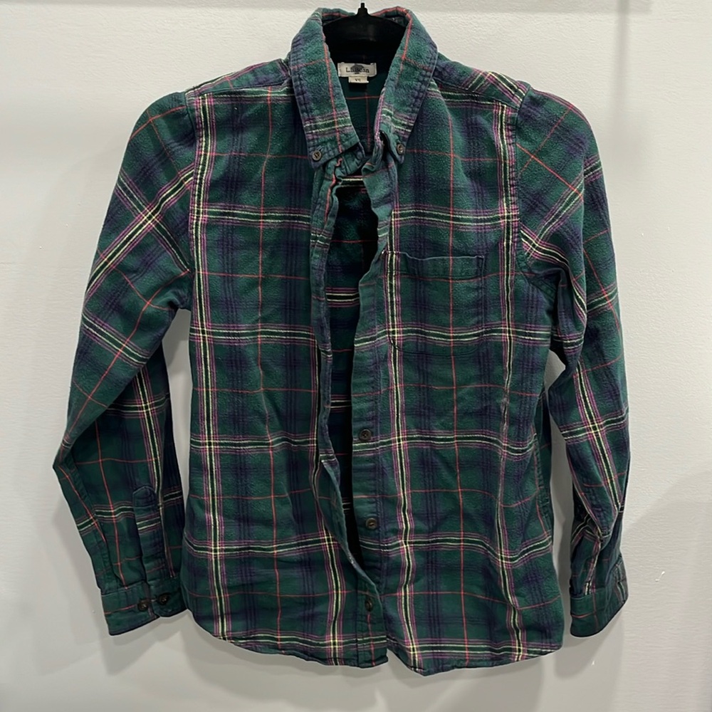 LL Bean XS flannel